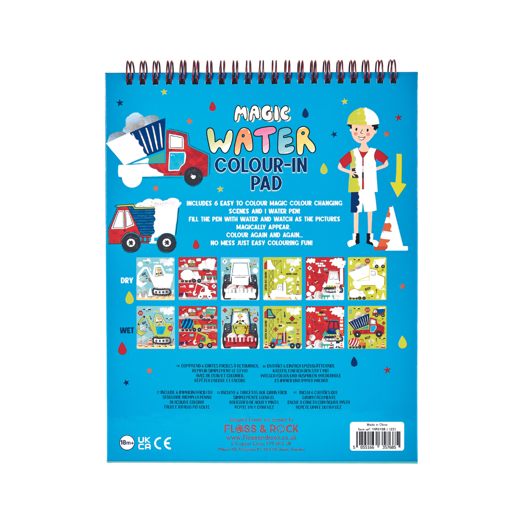 Magic Colour Changing Watercard Easel and Pen - Construction