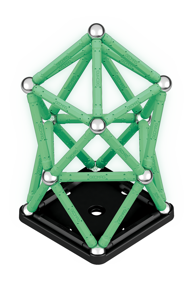 Geomag Glow Recycled 60 Pieces Set