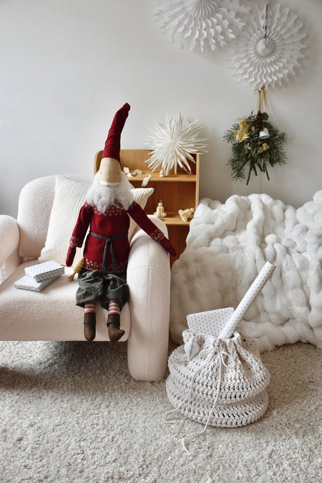 Large Santa Sack | Crocheted