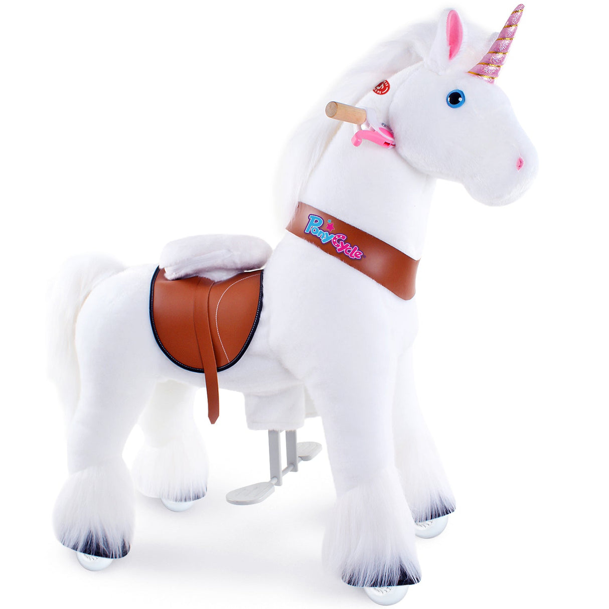 Unicorn Riding Toy Age 4-8 White（UK&EU in Stock）