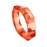 Susanna Orange Faceted Acrylic Bangle