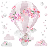 Wall Sticker | Hot Air Balloon Pink