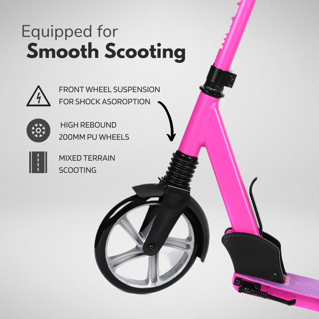 Cyan - Big 2 Wheel Scooter