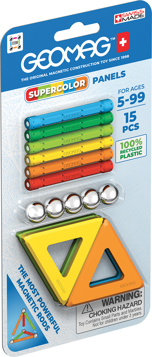 Geomag Supercolor Panels 15 Pieces Set