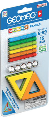 Geomag Supercolor Panels 15 Pieces Set