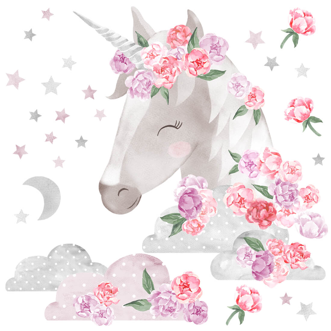 Wall Sticker | Pink Unicorn