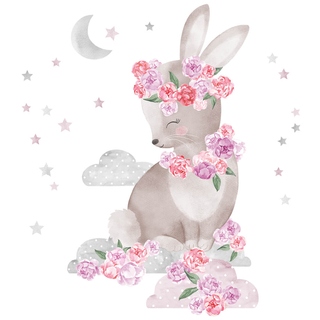 Wall Sticker | Pink Rabbit