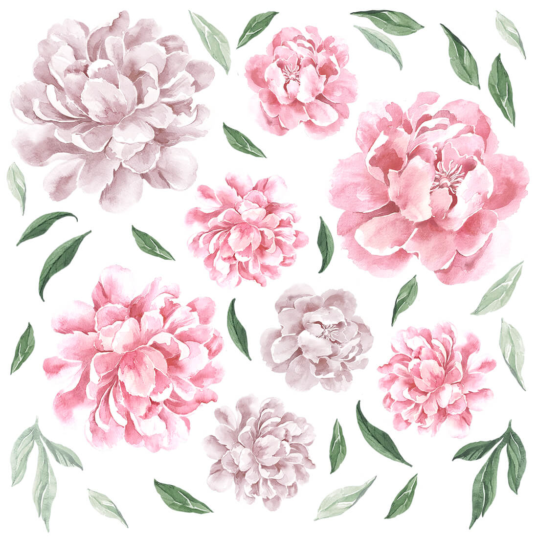 Wall Stickers | Pink Peonies