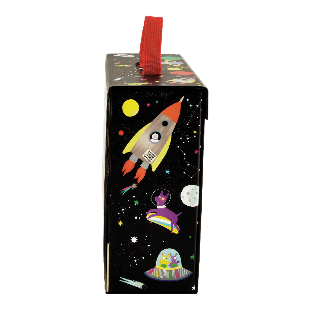 Playbox With Wooden Pieces - Space