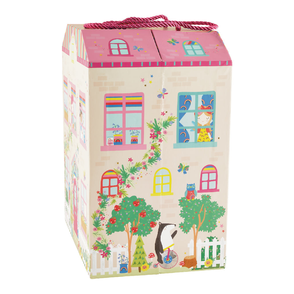 Playbox With Wooden Pieces - Rainbow Fairy