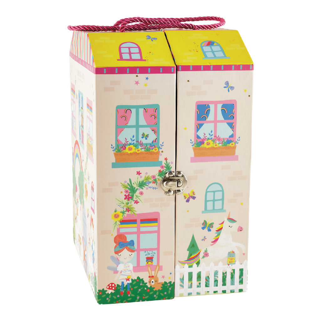 Playbox With Wooden Pieces - Rainbow Fairy