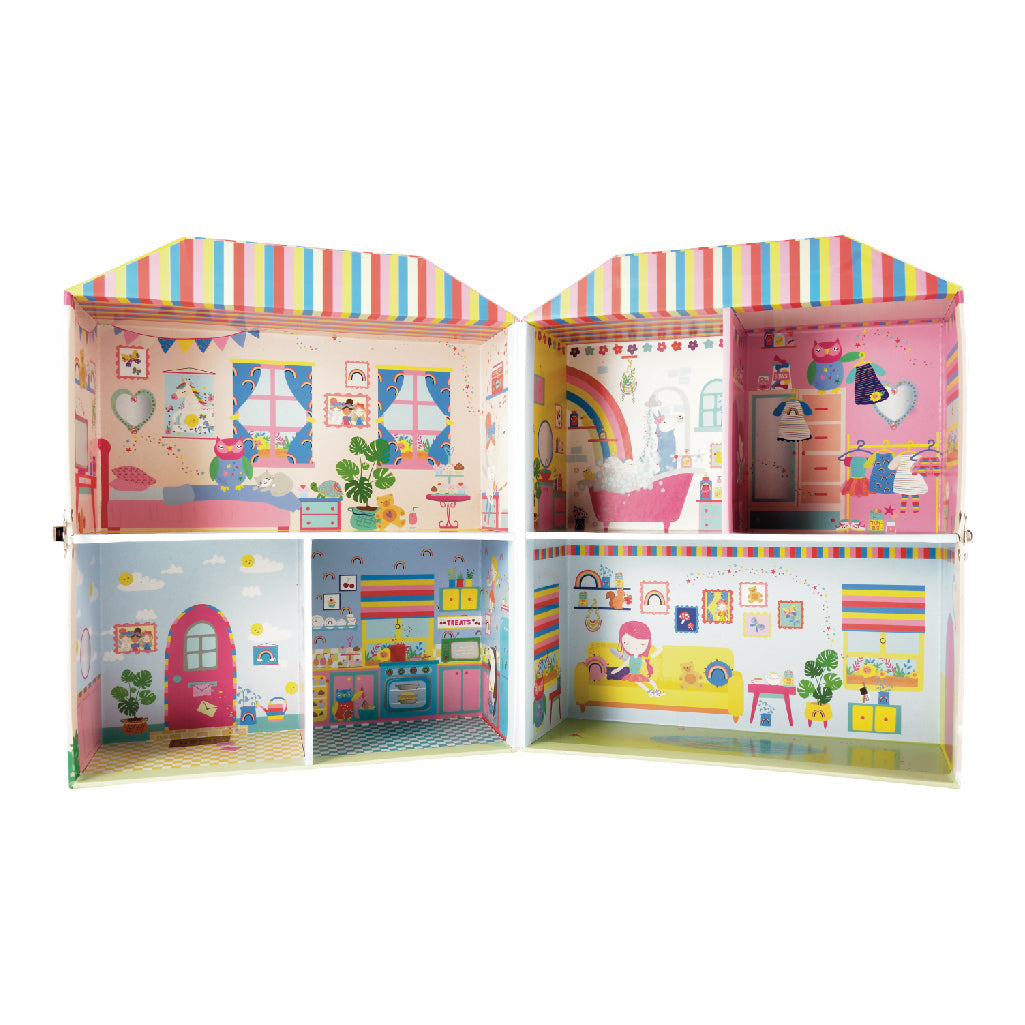 Playbox With Wooden Pieces - Rainbow Fairy