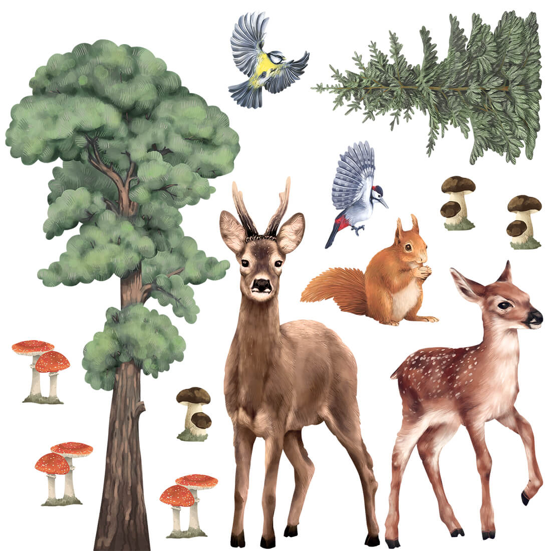 Wall Sticker | Forest Animals II