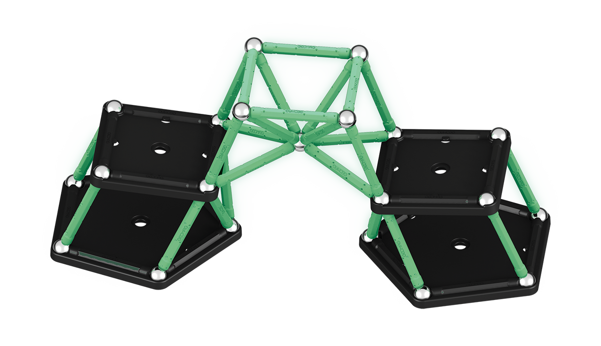 Geomag Glow Recycled 60 Pieces Set
