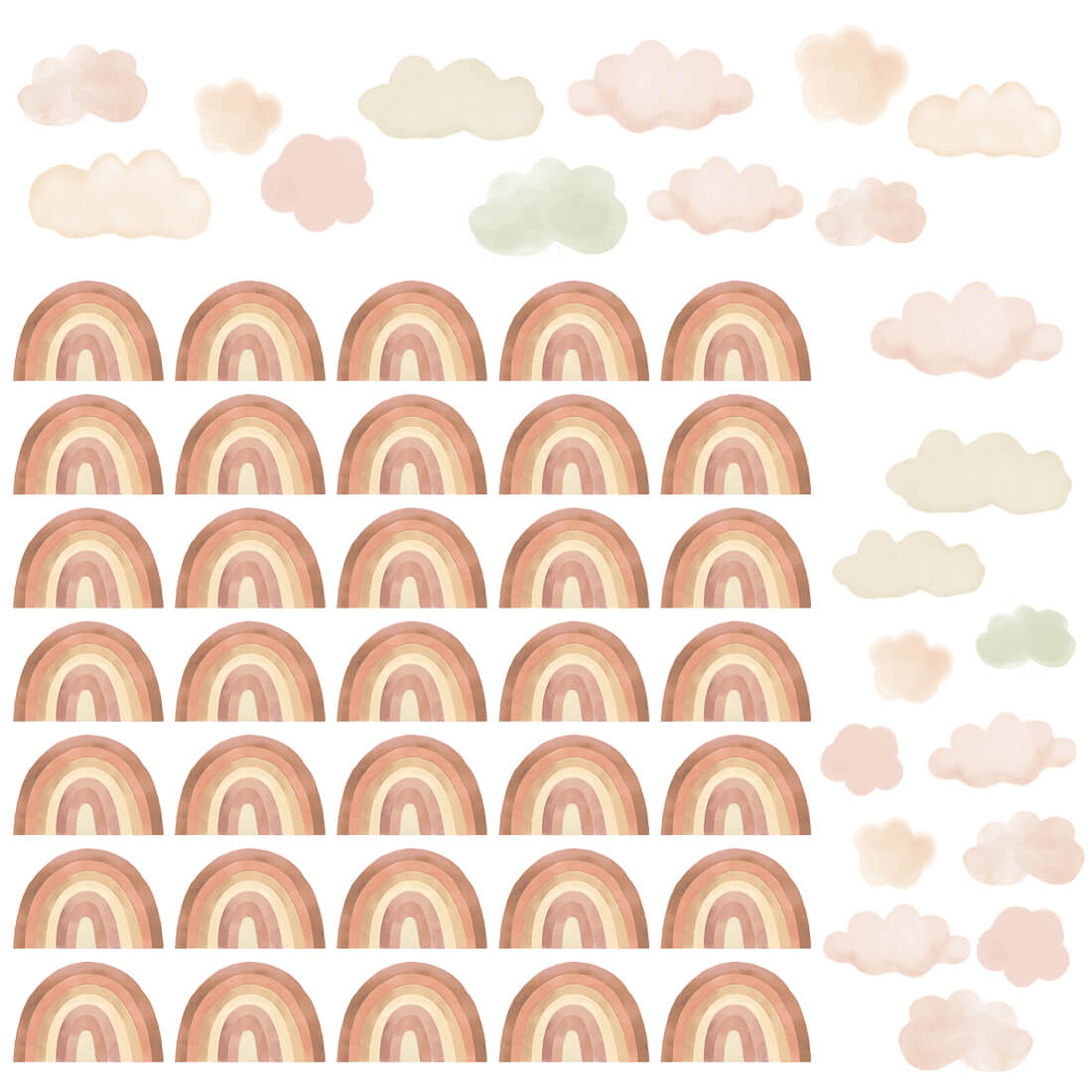 Wall Sticker | Mini Rainbows Beige