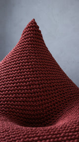 Knitted Bean Bag | TERRACOTTA