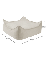 Terra Outdoor Square Ottoman