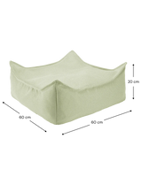 Herba Outdoor Square Ottoman