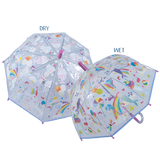 Transparent Colour Changing Umbrella - Fantasy
