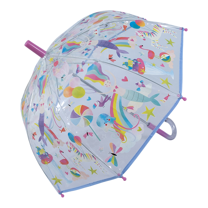 Transparent Colour Changing Umbrella - Fantasy