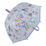 Transparent Colour Changing Umbrella - Fantasy