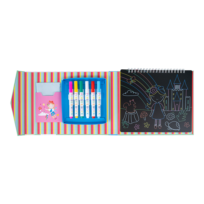 Chalk Board Sketchbook - Rainbow Fairy