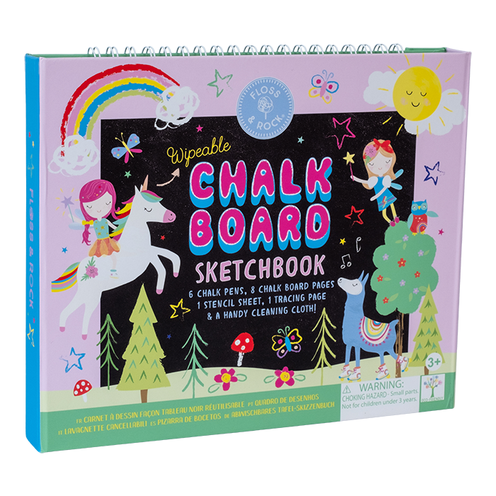 Chalk Board Sketchbook - Rainbow Fairy