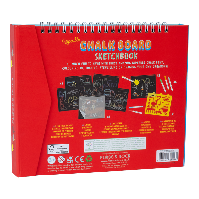 Chalk Board Sketchbook - Construction