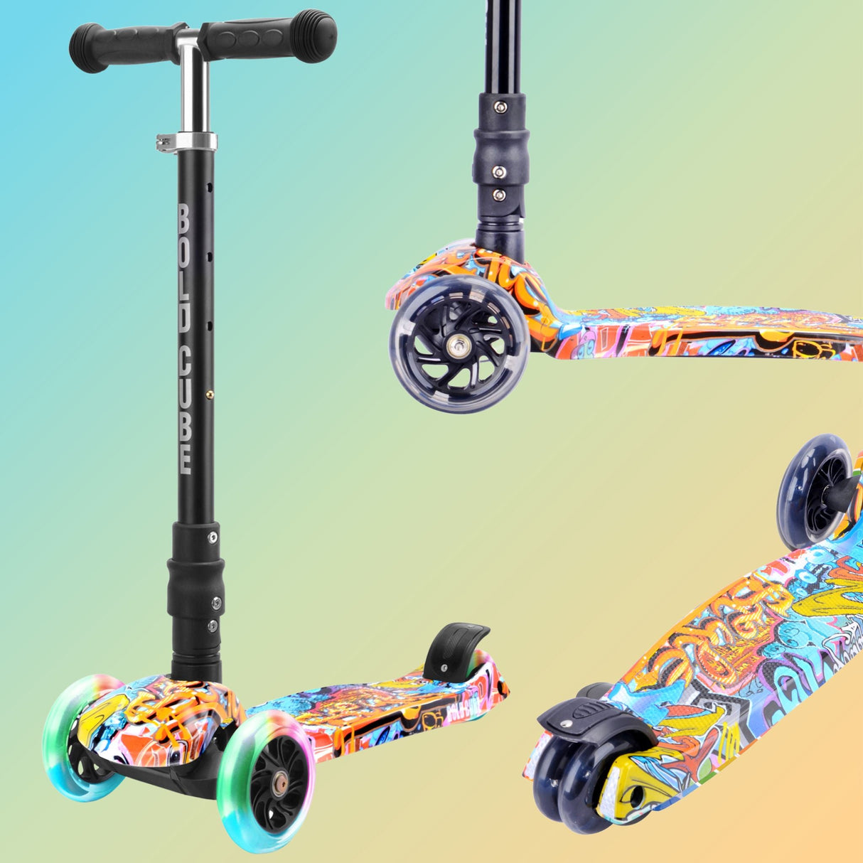 Street Graffiti - Big 3 Wheel Scooter