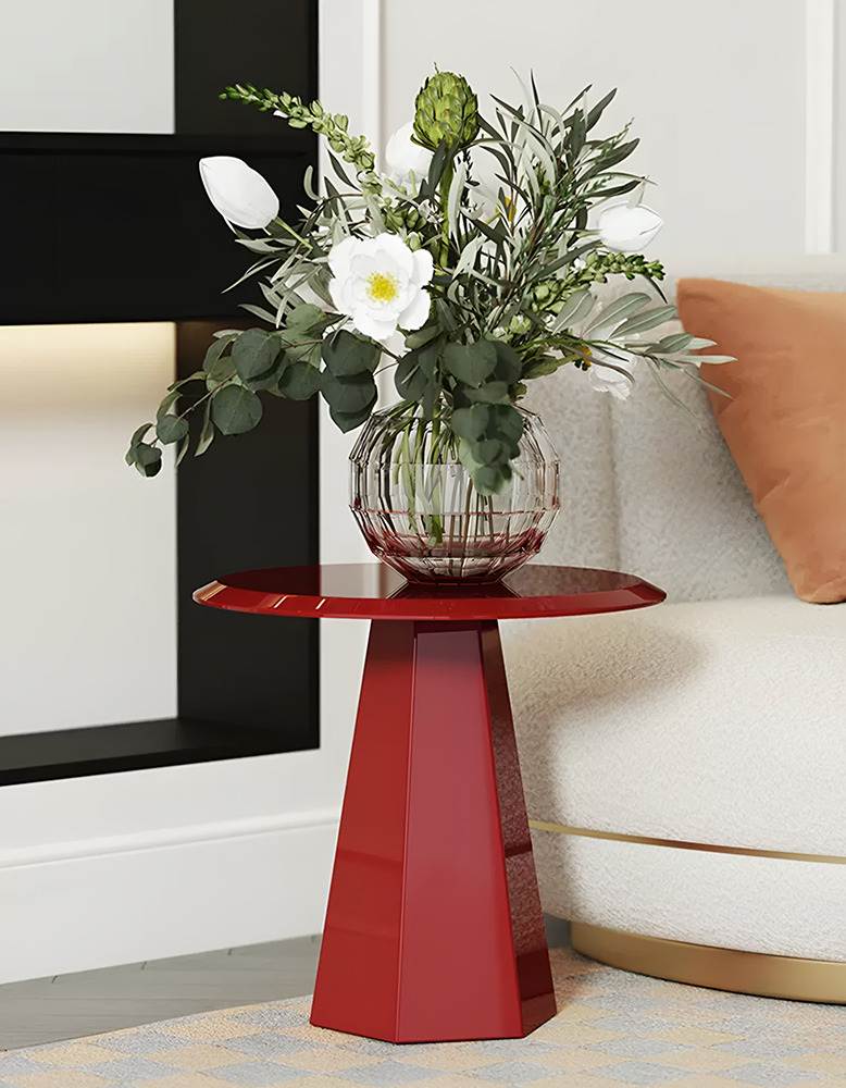 Abbott Side Table, Red