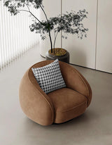 Abreu Swivel Accent Chair, Round Armchair