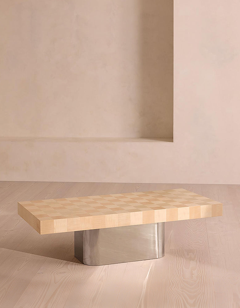 Abrahams Rectangle Coffee Table, Wood
