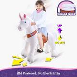 Unicorn Riding Toy Age 4-8 White（UK&EU in Stock）