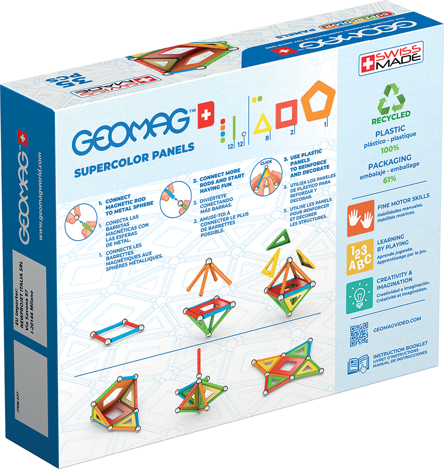 Geomag Supercolor Panels 35 Pieces Set