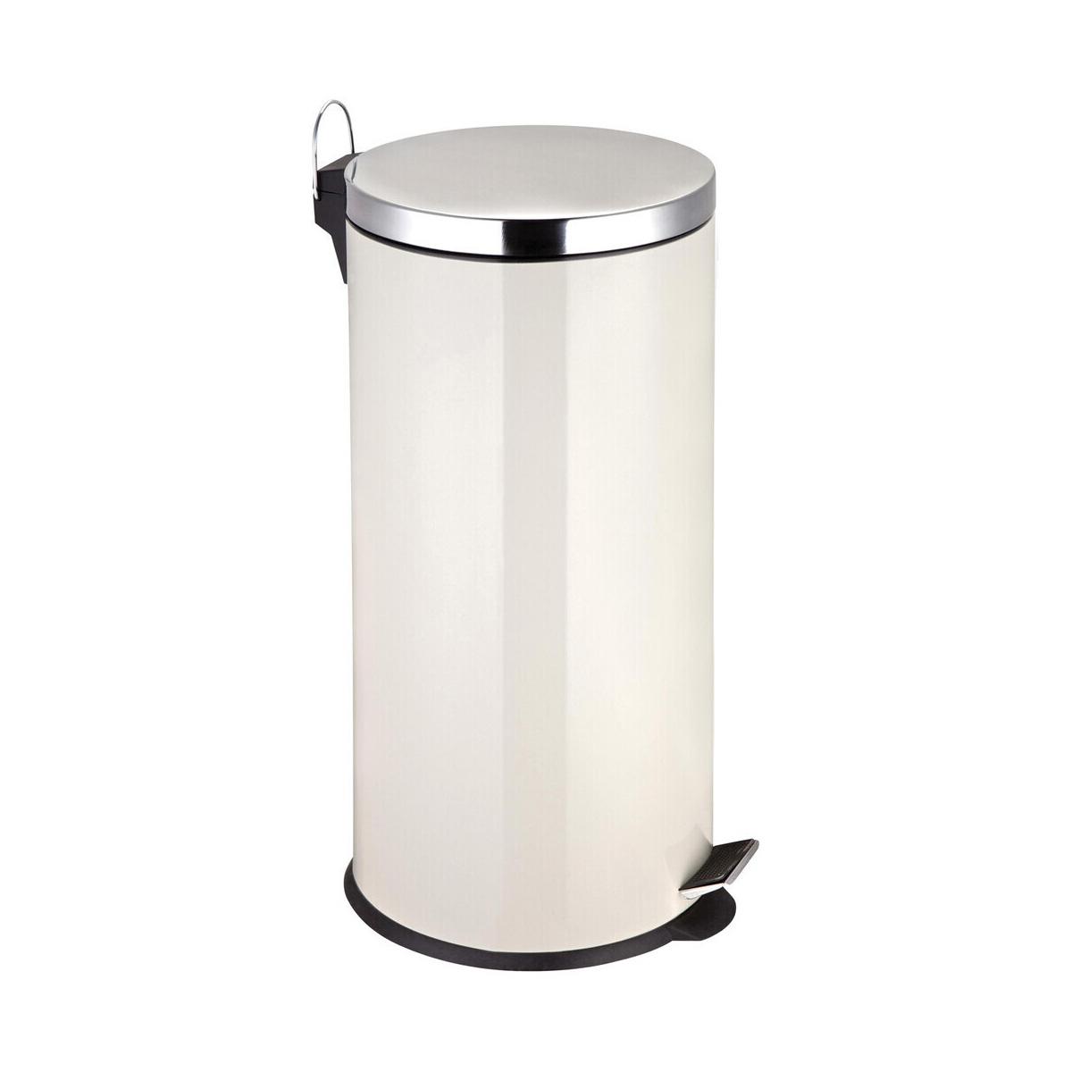 Miller 30Ltr Cream Pedal Bin