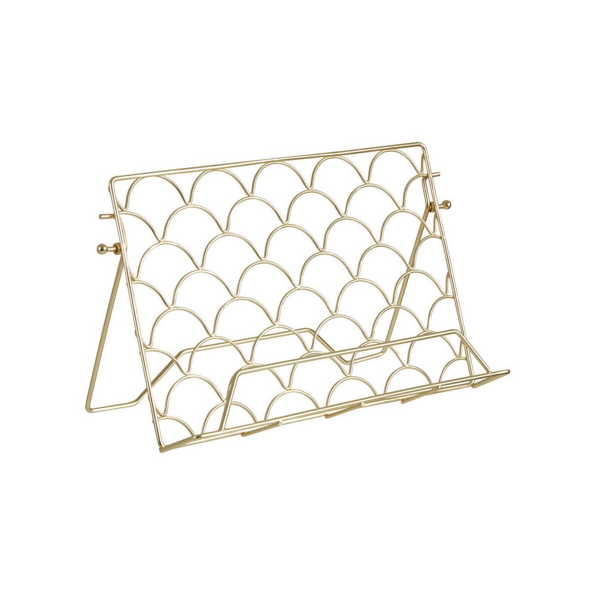 Vertex Deco Matte Gold Cook Book Stand