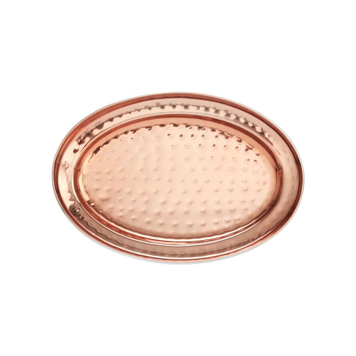 Miressa Small Copper Finish Serving Platter