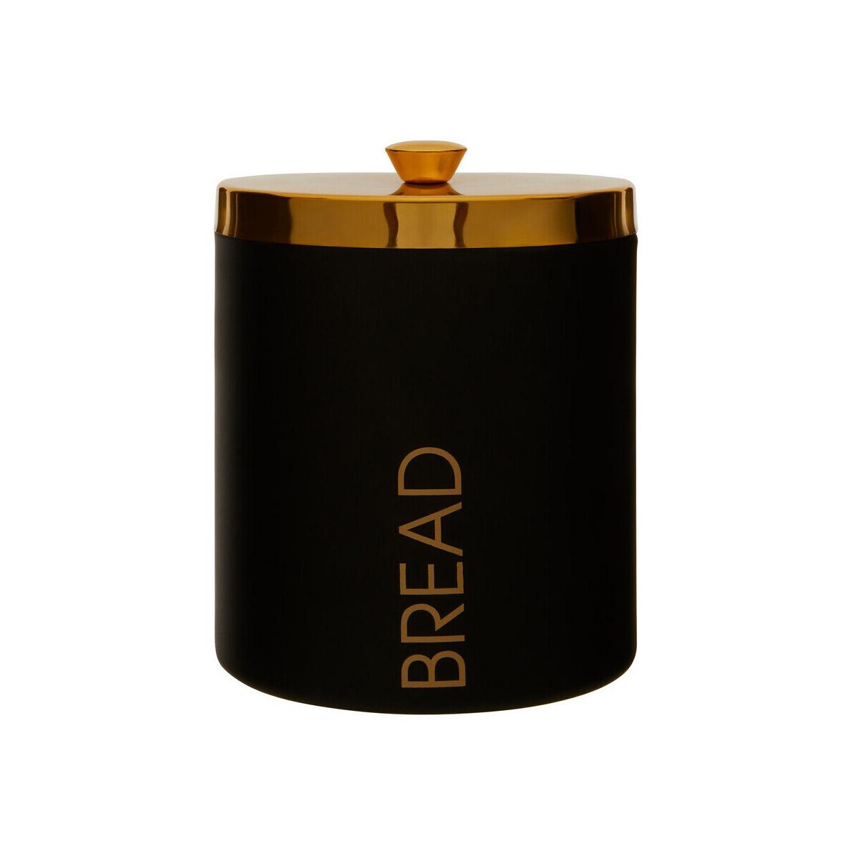 Liberty Black Enamel Finish Bread Bin