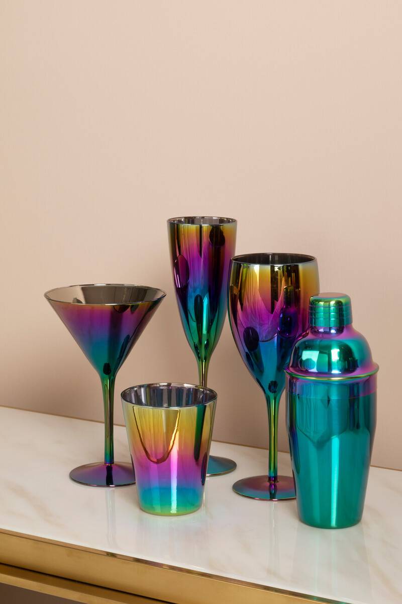 Auden Cocktail Shaker in Oil Slick Finish