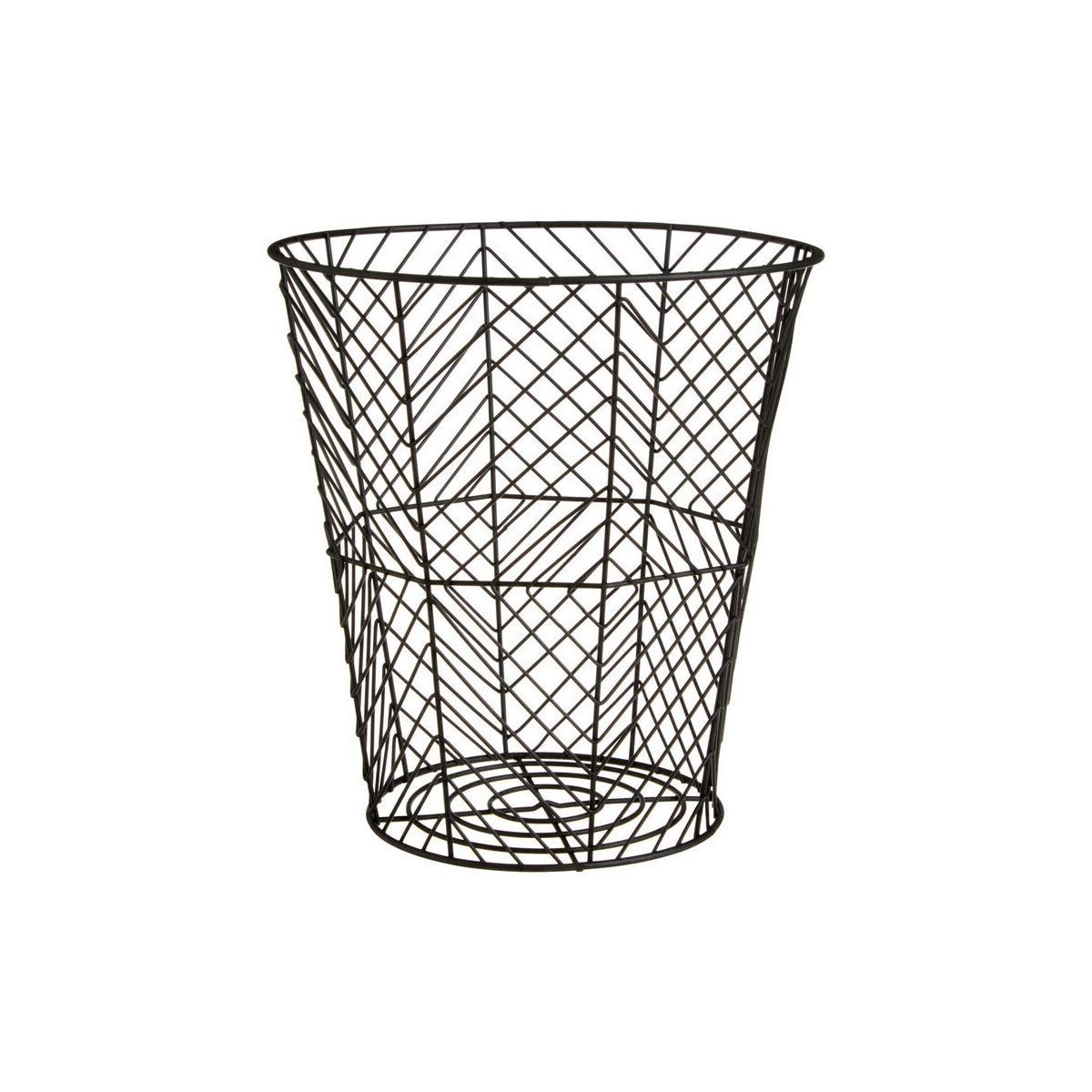 Vertex Black Powder Coat Storage Basket