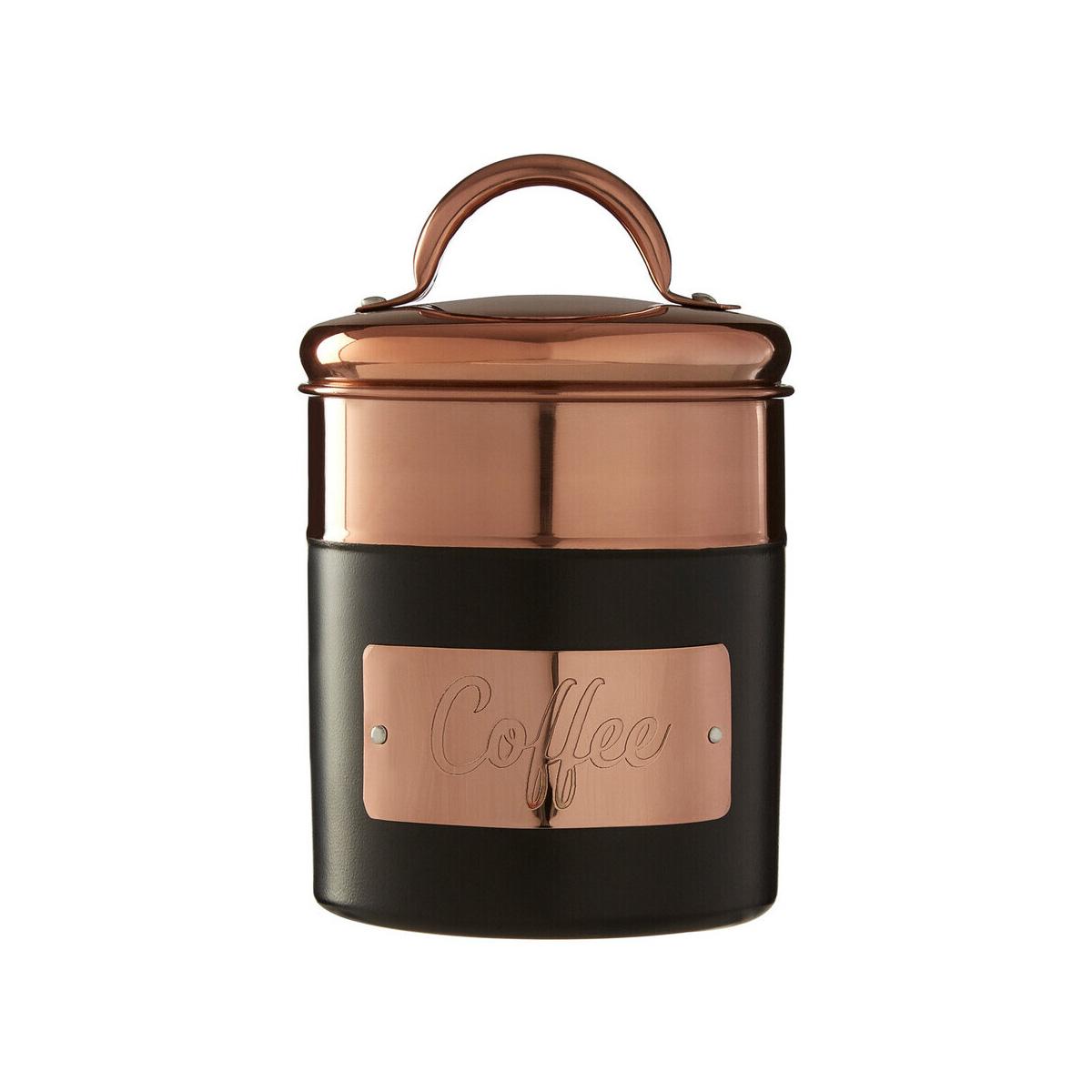 Prescott Charcoal And Copper Coffee Canister