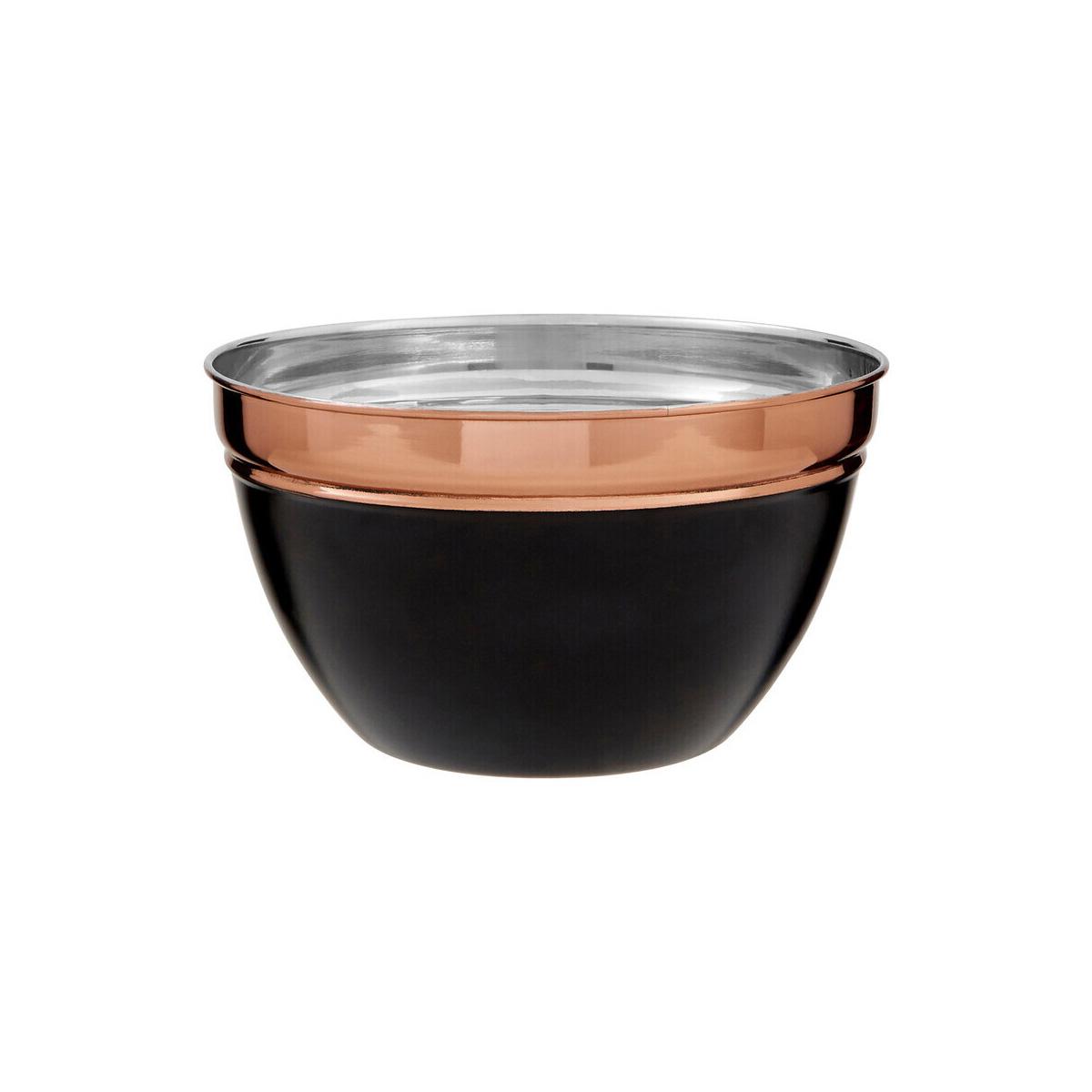 Prescott Small Black and Copper Mixing Bowl