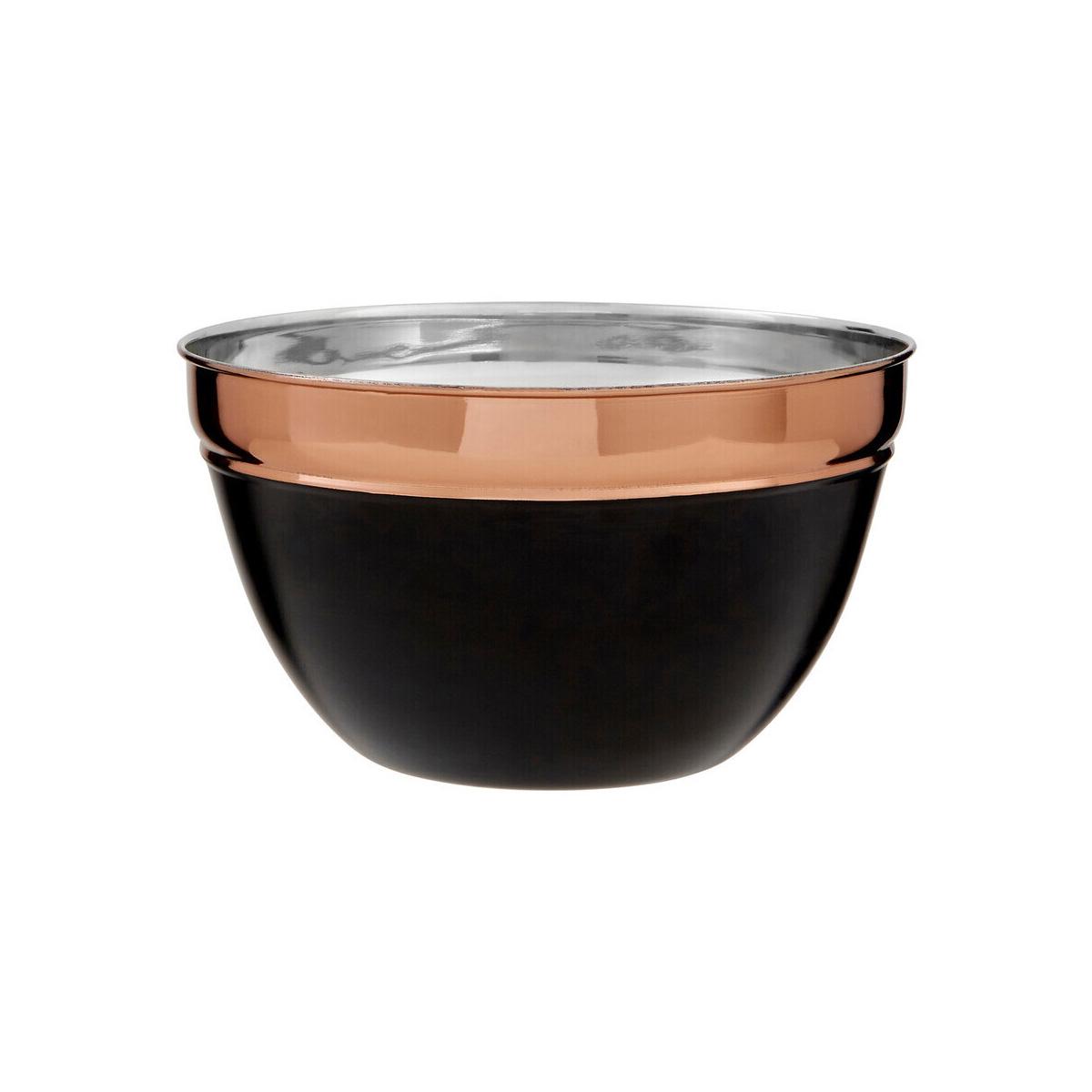 Prescott Medium Black and Copper Mixing Bowl