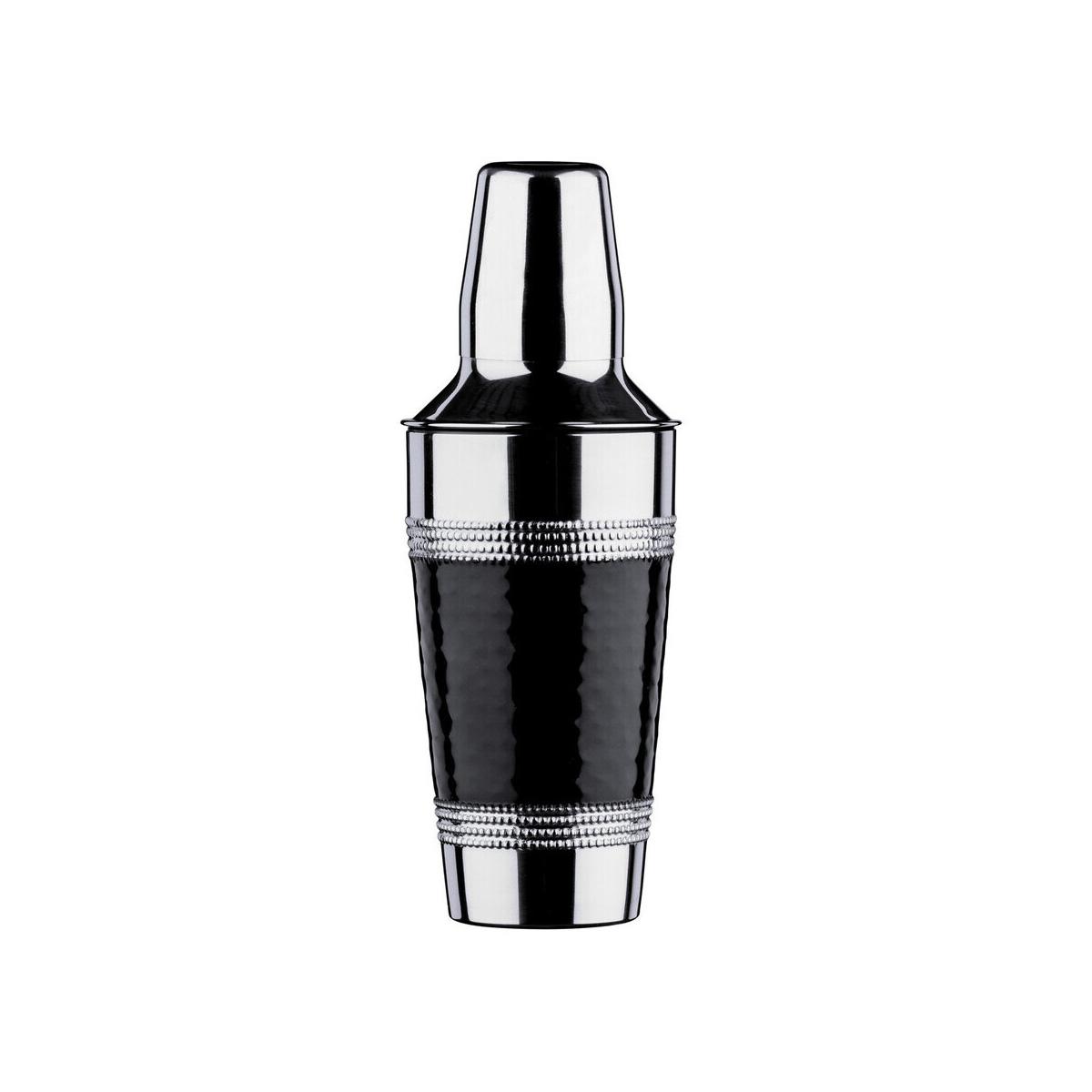 Hammered Black Band Cocktail Shaker