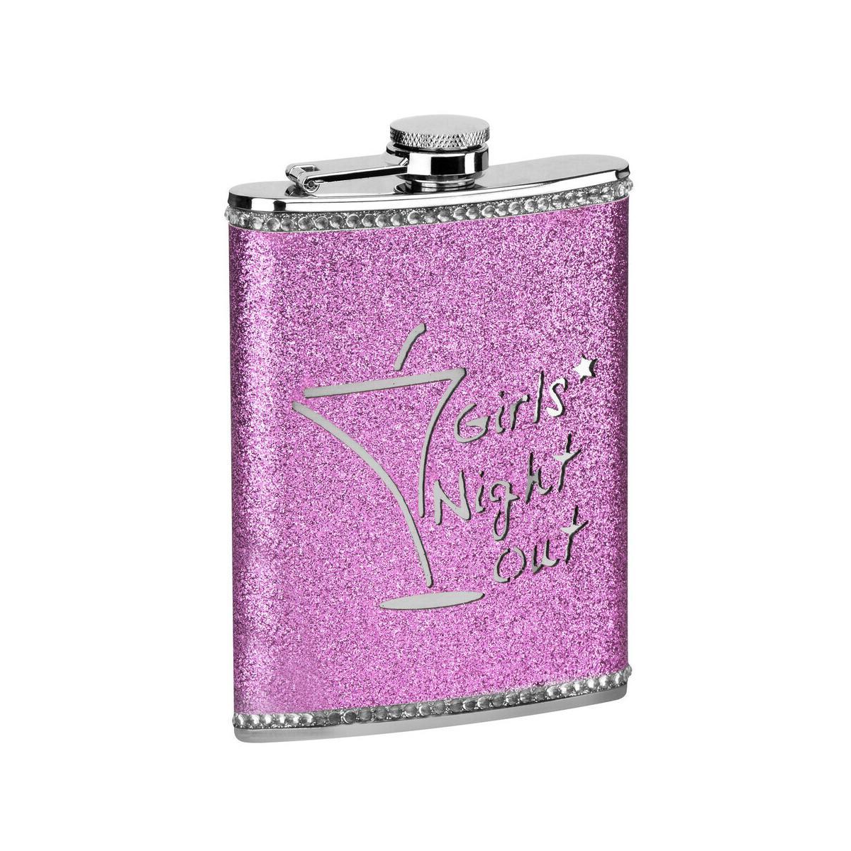 Pink Girls Night Out Hip Flask