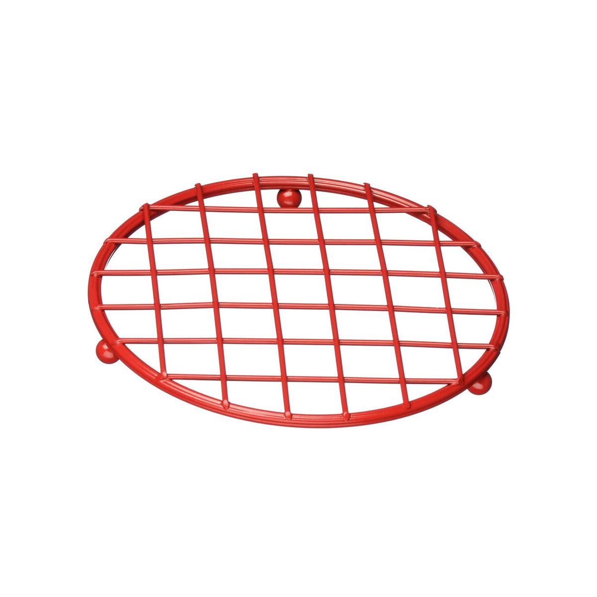 Helix Red Powder Coated Round Trivet