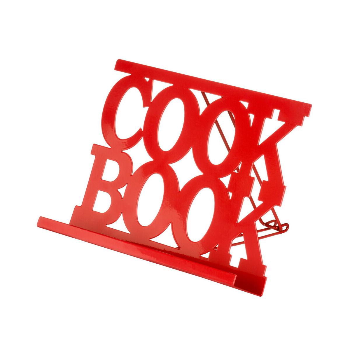 Alpha Red Enamel Cook Book Stand