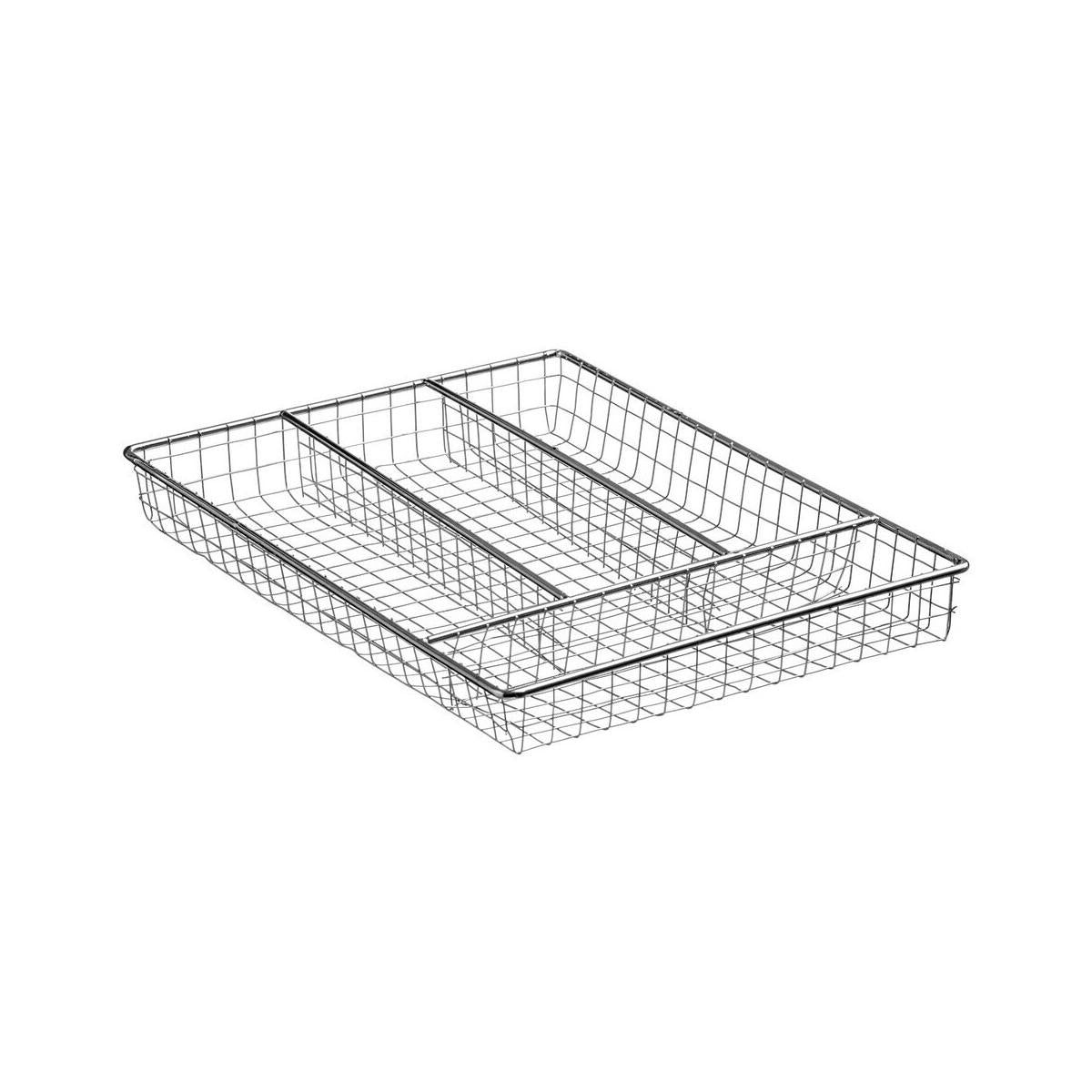 Esme Chrome Cutlery Tray