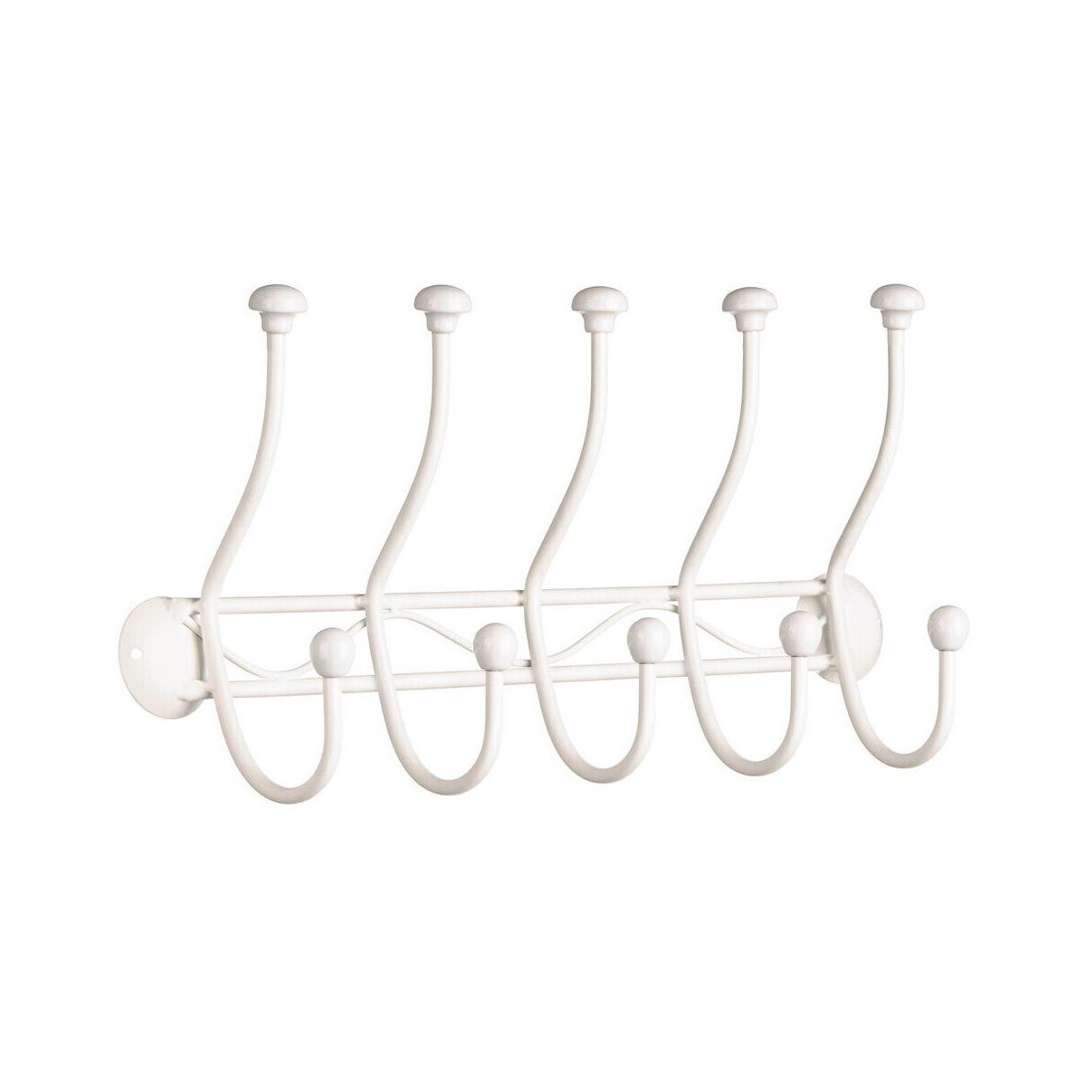 Chic Wall Screw Fixing 10 Hook Hanger