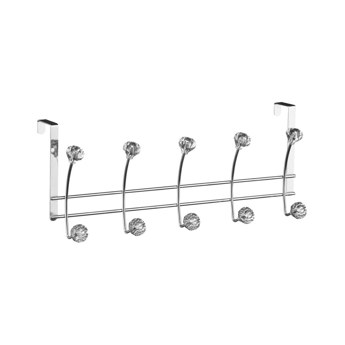 Over Door Clear Diamantes 10 Hook Hanger